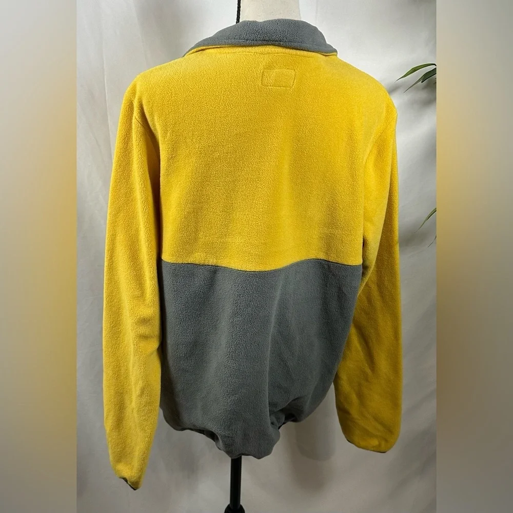 Ripndip Yellow and Gray Off-the-Shoulder Sweater